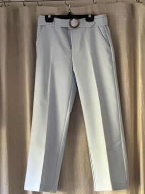 Beautiful Baby Blue Cropped Crosby Pants.  Really stunning!